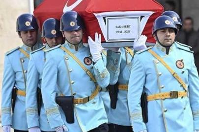 Eski Devlet Bakanı Saffet Sert için Mecliste cenaze töreni düzenlendi