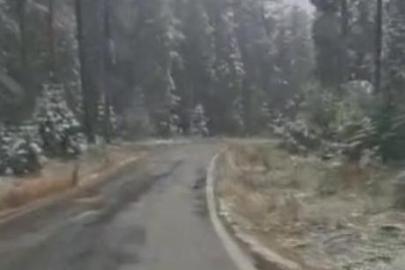 Kastamonu'nun yüksek kesimlerine kar yağdı: Fındıklı Yaylası beyaza büründü!