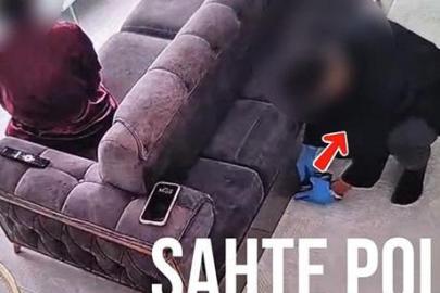 Polis kılığında geldi, sahte arama kararı gösterip eve girdi