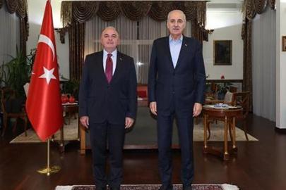 TBMM Başkanı Kurtulmuş, Türkiye'nin Bişkek Büyükelçiliğini ziyaret etti